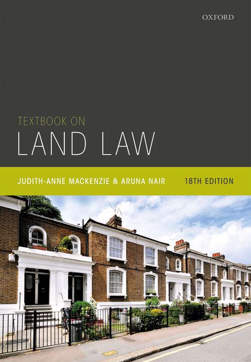 Book cover of Textbook on Land Law