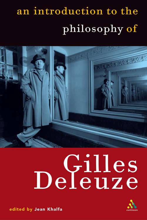 Book cover of Introduction to the Philosophy of Gilles Deleuze