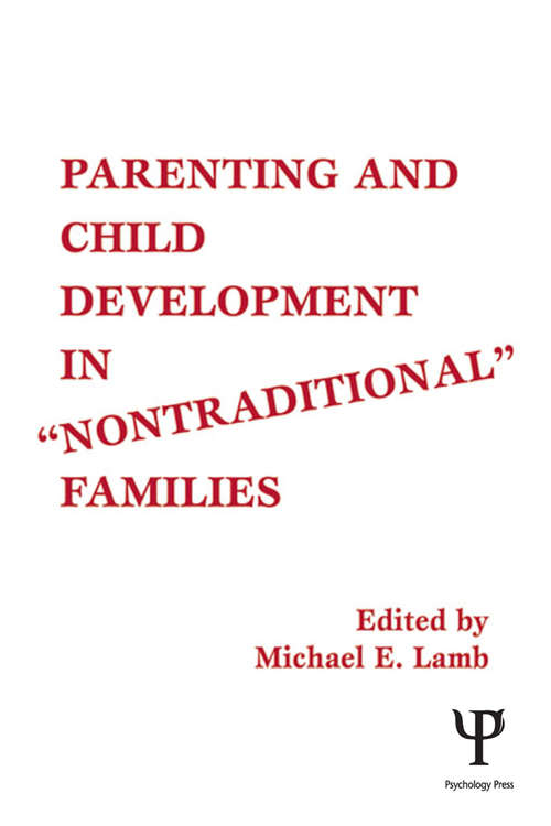 Book cover of Parenting and Child Development in Nontraditional Families