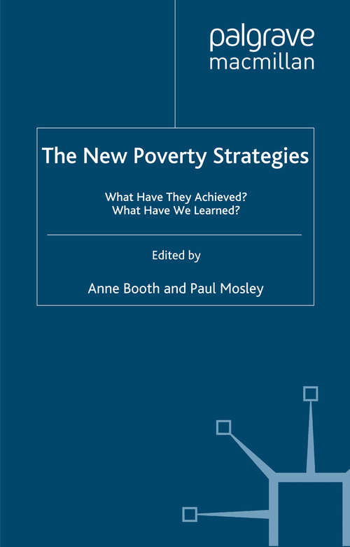 Book cover of The New Poverty Strategies: What Have They Achieved? What Have We Learned? (2003)