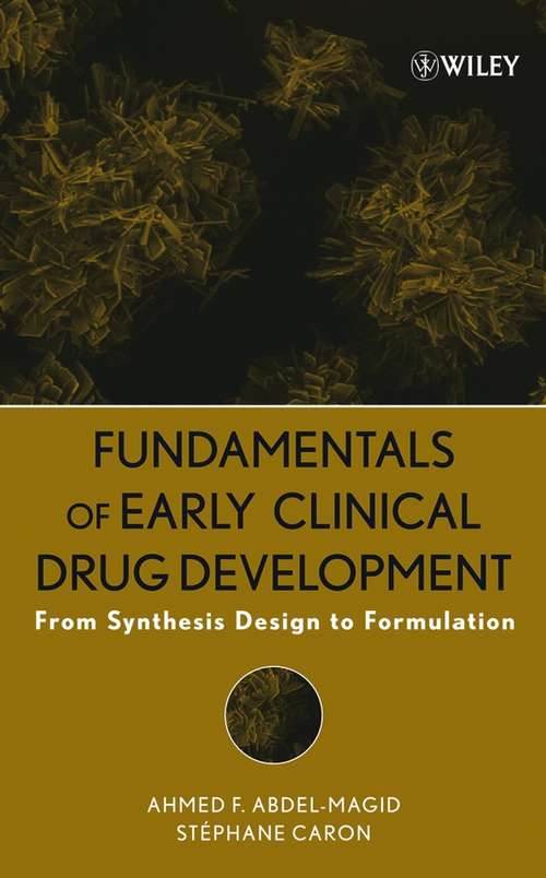 Book cover of Fundamentals of Early Clinical Drug Development: From Synthesis Design to Formulation