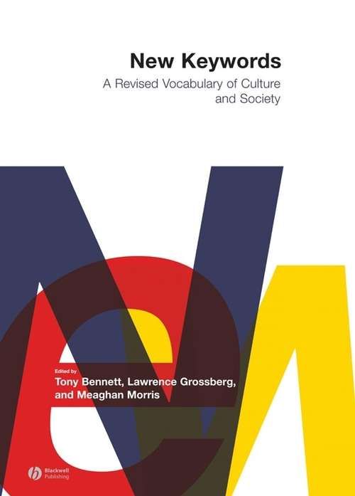 Book cover of New Keywords: A Revised Vocabulary of Culture and Society