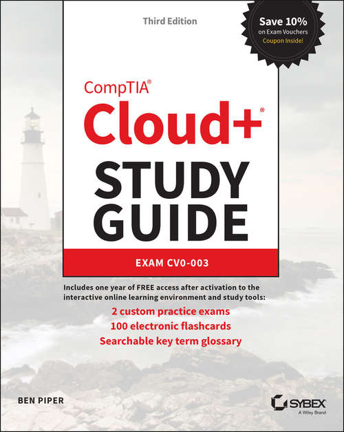 Book cover of CompTIA Cloud+ Study Guide: Exam CV0-003 (3)