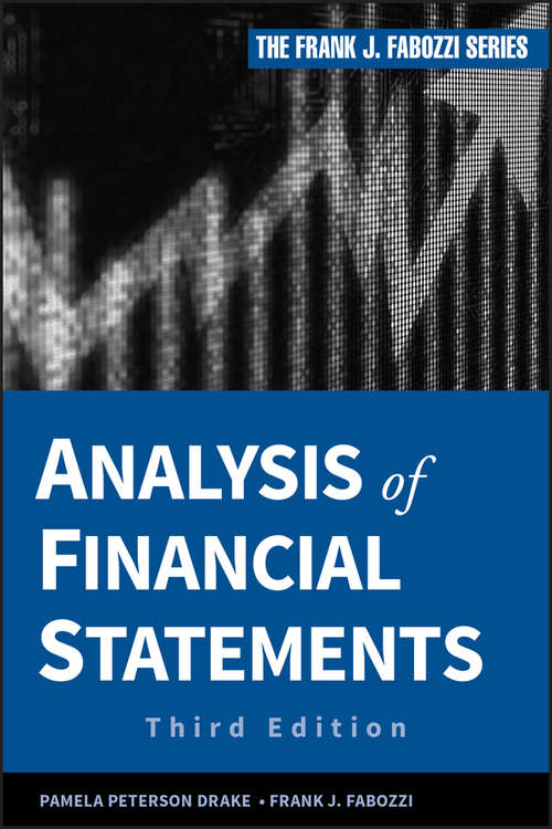 Book cover of Analysis of Financial Statements (3) (Frank J. Fabozzi Series)