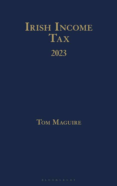 Book cover of Irish Income Tax 2023