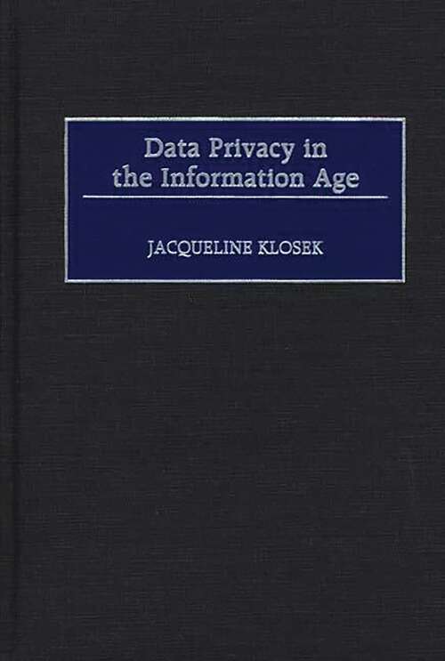 Book cover of Data Privacy in the Information Age