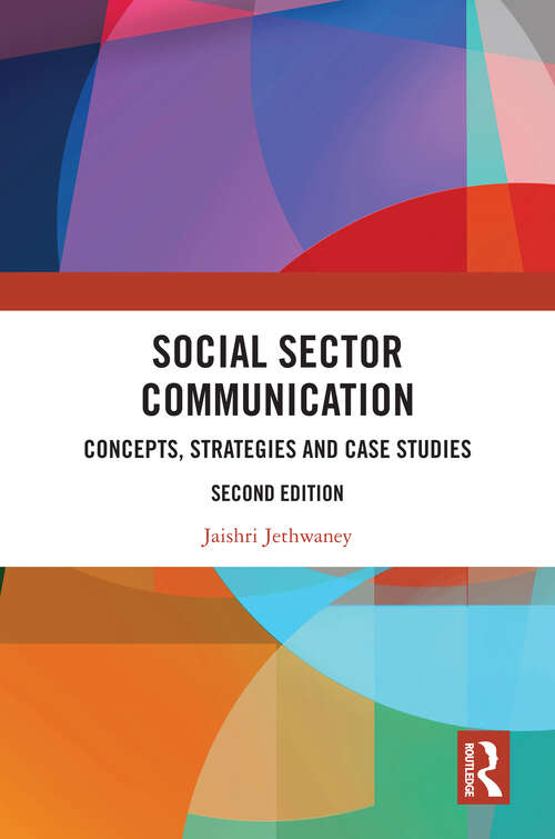 Book cover of Social Sector Communication: Concepts, Strategies and Case Studies