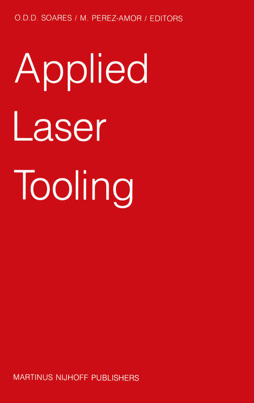 Book cover of Applied Laser Tooling (1987)