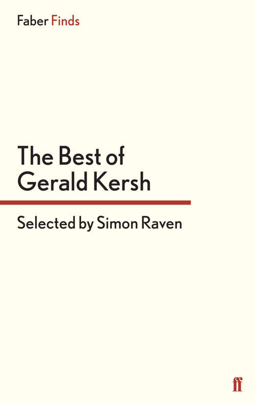 Book cover of The Best of Gerald Kersh (Main)
