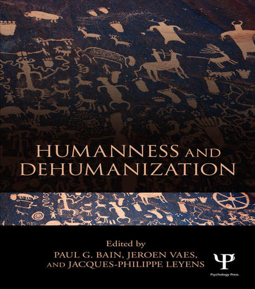 Book cover of Humanness and Dehumanization