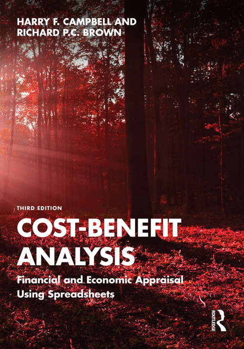 Book cover of Cost-Benefit Analysis: Financial and Economic Appraisal Using Spreadsheets (3)