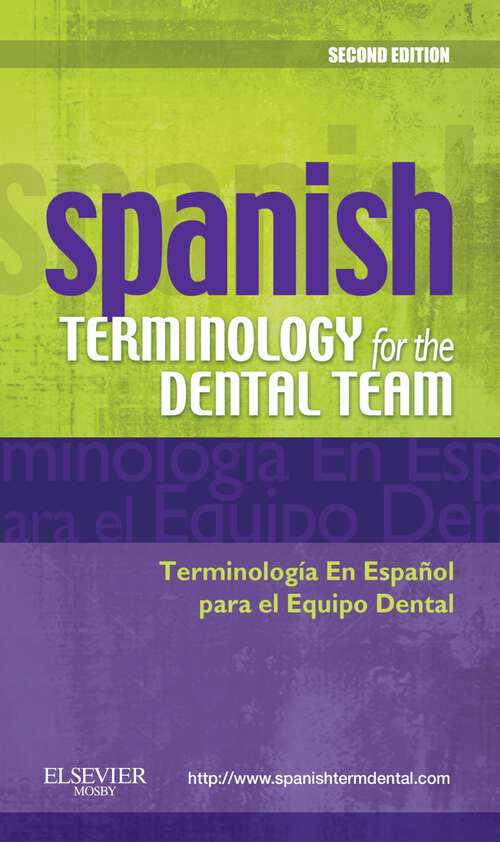 Book cover of Spanish Terminology for the Dental Team (2)