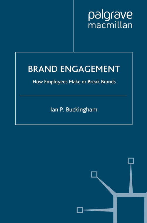 Book cover of Brand Engagement (2008) (International Political Economy Series)