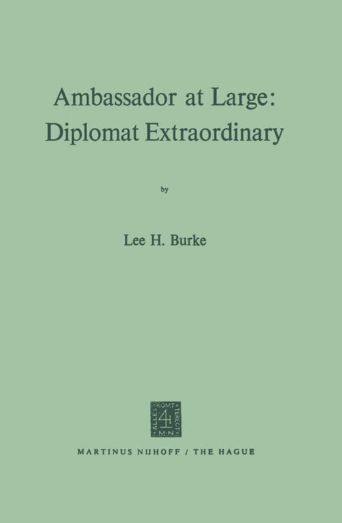 Book cover of Ambassador at Large: Diplomat Extraordinary (1972)