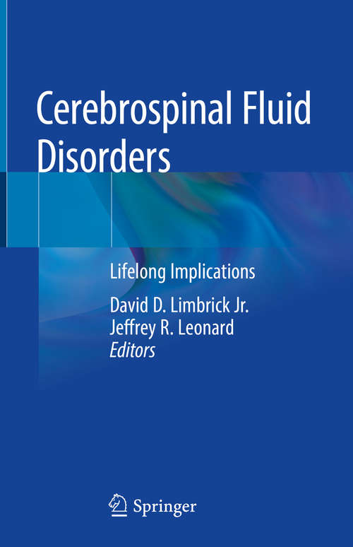 Book cover of Cerebrospinal Fluid Disorders