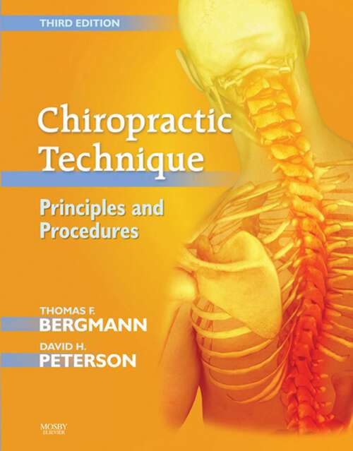 Book cover of Chiropractic Technique - E-Book: Chiropractic Technique - E-Book (3)