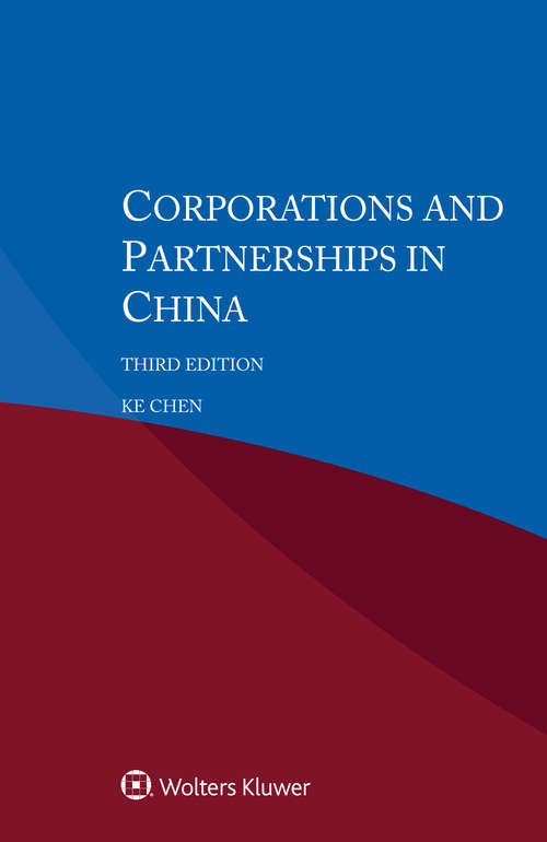 Book cover of Corporations and Partnerships in China (3)