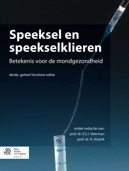 Book cover of Speeksel en speekselklieren: Betekenis voor de mondgezondheid (3rd ed. 2014)