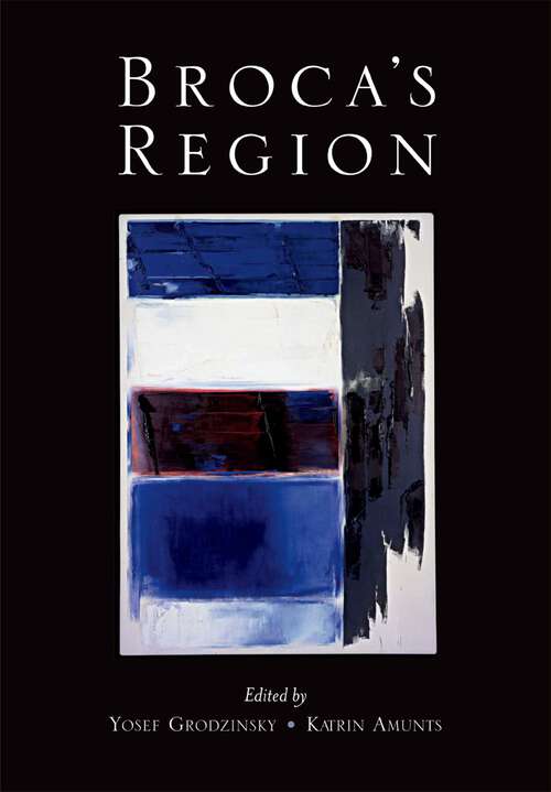 Book cover of Broca's Region