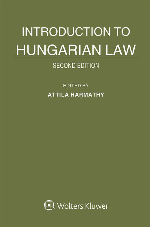 Book cover of Introduction to Hungarian Law (2)