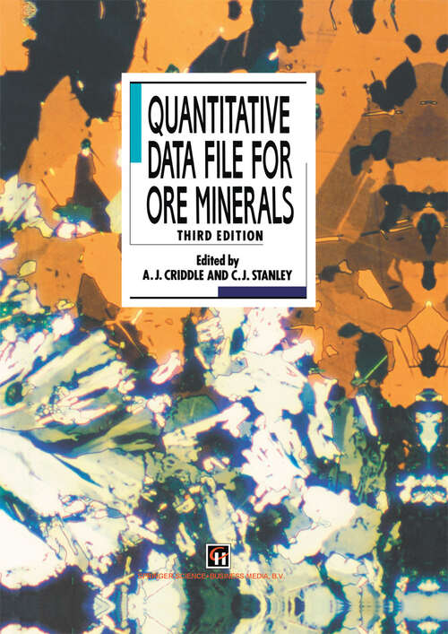 Book cover of Quantitative Data File for Ore Minerals (3rd ed. 1993)
