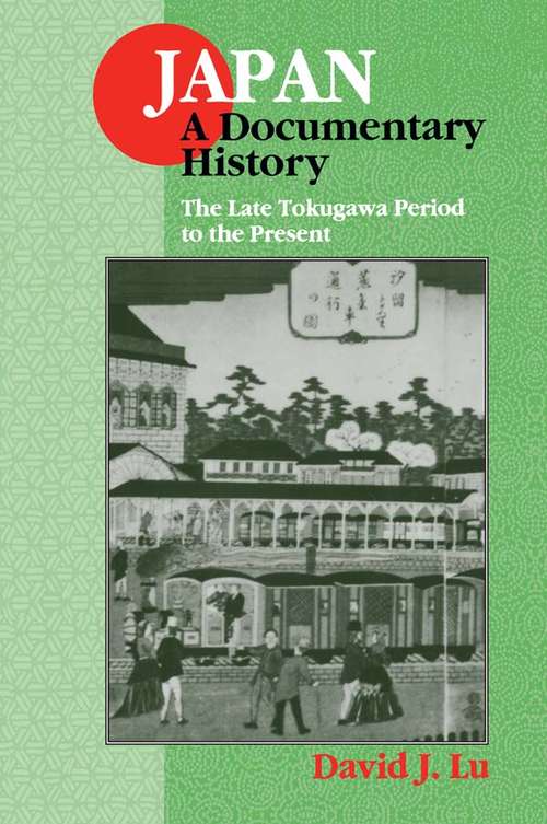 Book cover of Japan: A Documentary History