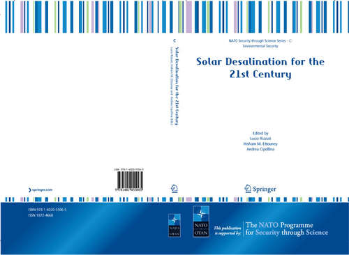 Book cover of Solar Desalination for the 21st Century: A Review of Modern Technologies and Researches on Desalination Coupled to Renewable Energies (2007) (Nato Security through Science Series C:)