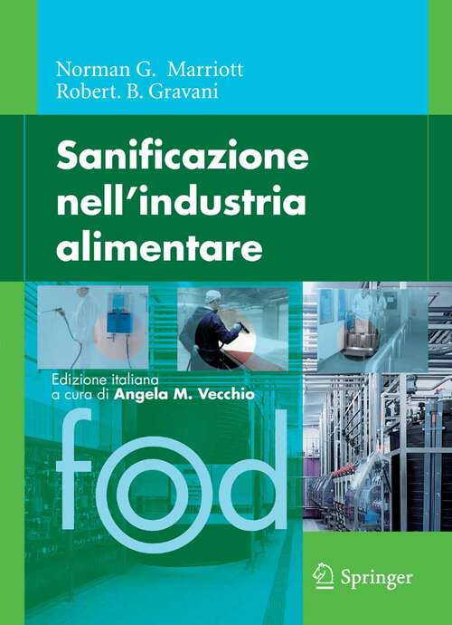 Book cover of Sanificazione nell'industria alimentare (2008) (Food)