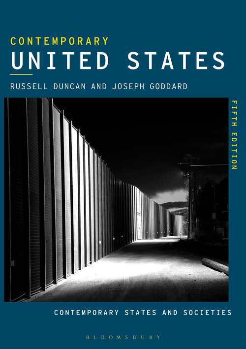 Book cover of Contemporary United States: An Age of Anger and Resistance (5th ed. 2018) (Contemporary States and Societies)