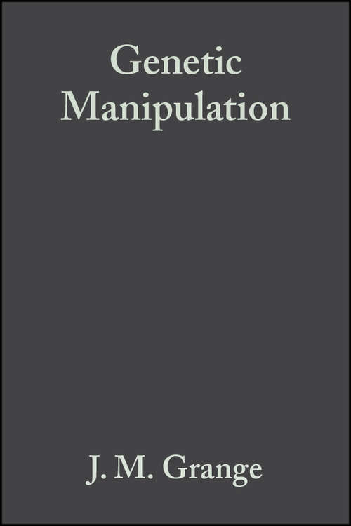 Book cover of Genetic Manipulation: Techniques and Applications (Society for Applied Bacteriology)