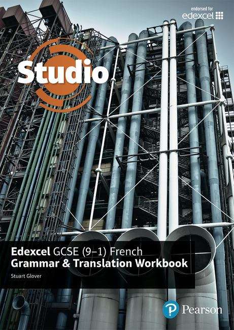 Book cover of Studio Edexcel GCSE French Grammar and Translation Workbook (PDF)