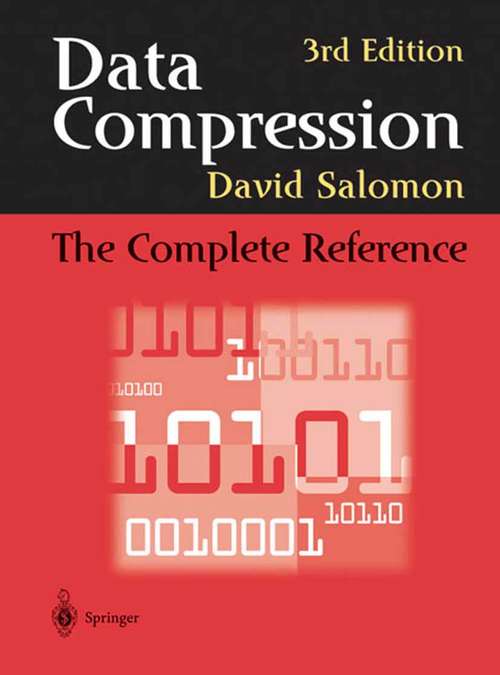 Book cover of Data Compression: The Complete Reference (3rd ed. 2004)