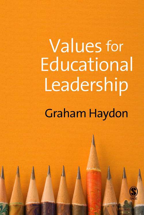 Book cover of Values for Educational Leadership (PDF)