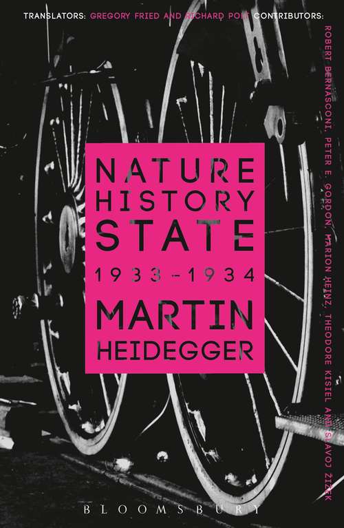 Book cover of Nature, History, State: 1933-1934 (Athlone Contemporary European Thinkers)