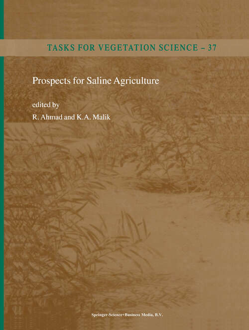 Book cover of Prospects for Saline Agriculture (2002) (Tasks for Vegetation Science #37)