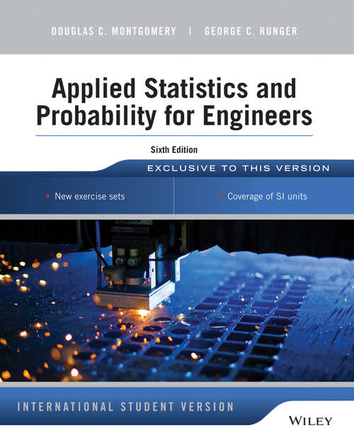 Book cover of Applied Statistics and Probability for Engineers