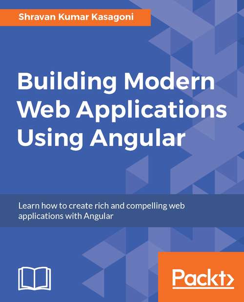 Book cover of Building Modern Web Applications Using Angular