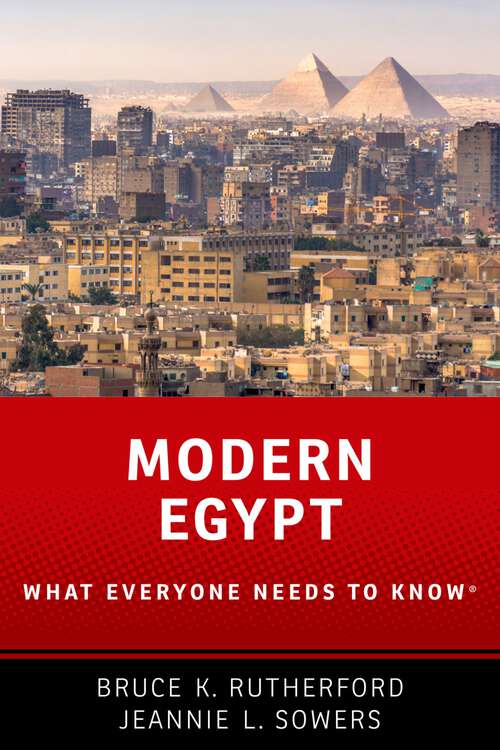 Book cover of MODERN EGYPT WENK C: What Everyone Needs to Know® (What Everyone Needs To Know®)