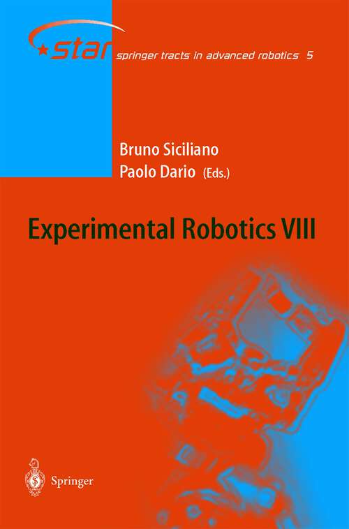 Book cover of Experimental Robotics VIII (2003) (Springer Tracts in Advanced Robotics #5)