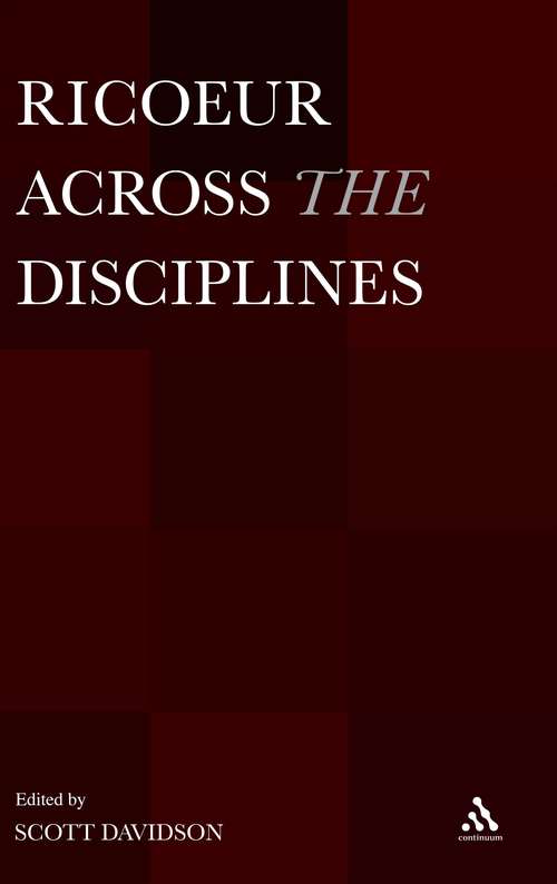 Book cover of Ricoeur Across the Disciplines