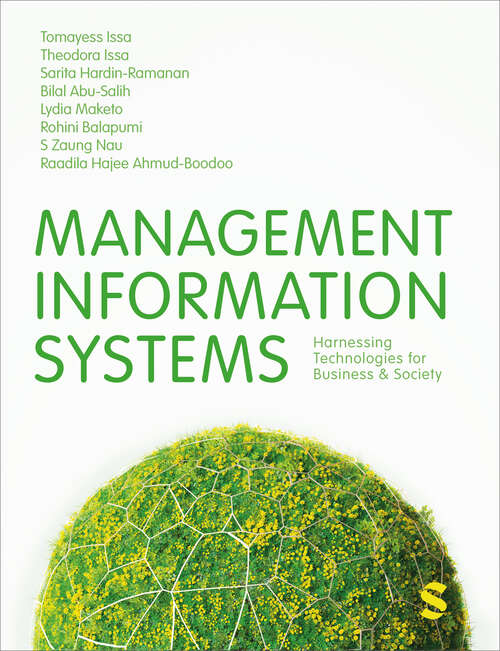 Book cover of Management Information Systems: Harnessing Technologies for Business & Society