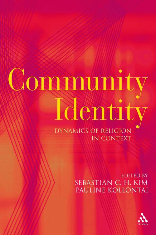 Book cover of Community Identity: Dynamics of Religion in Context