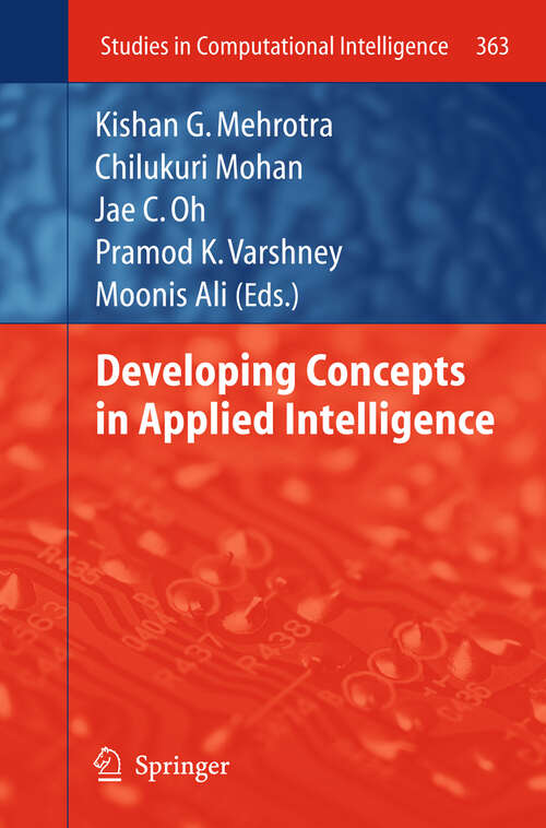 Book cover of Developing Concepts in Applied Intelligence (2011) (Studies in Computational Intelligence #363)