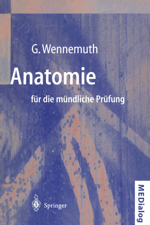 Book cover of Anatomie für die mündliche Prüfung: Fragen und Antworten (1997) (MEDialog)