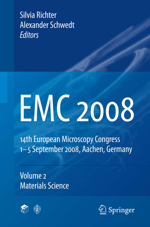 Book cover of EMC 2008: Vol 2: Materials Science (2008)