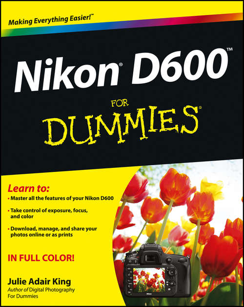 Book cover of Nikon D600 For Dummies