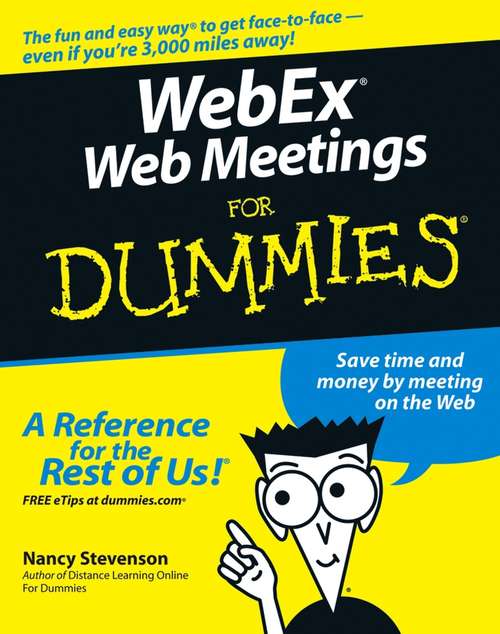 Book cover of WebEx Web Meetings For Dummies