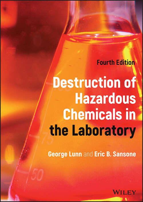 Book cover of Destruction of Hazardous Chemicals in the Laboratory (4)