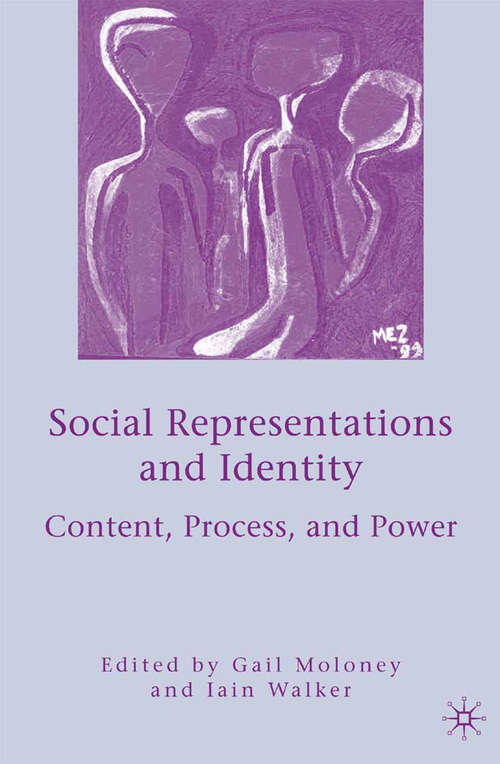 Book cover of Social Representations and Identity: Content, Process, and Power (2007)