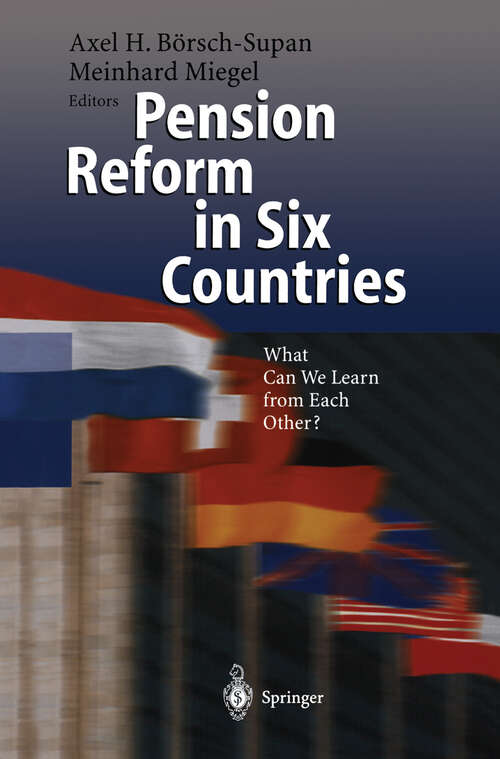 Book cover of Pension Reform in Six Countries: What Can We Learn From Each Other? (2001)